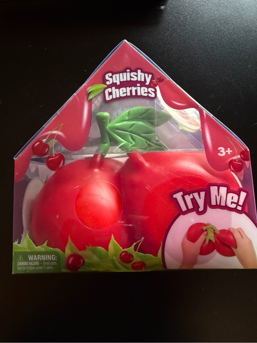New Squishy Sensory Toy Jumbo Cherries Sunny Days Squeeze Toy 3+ Tactile Fidget
